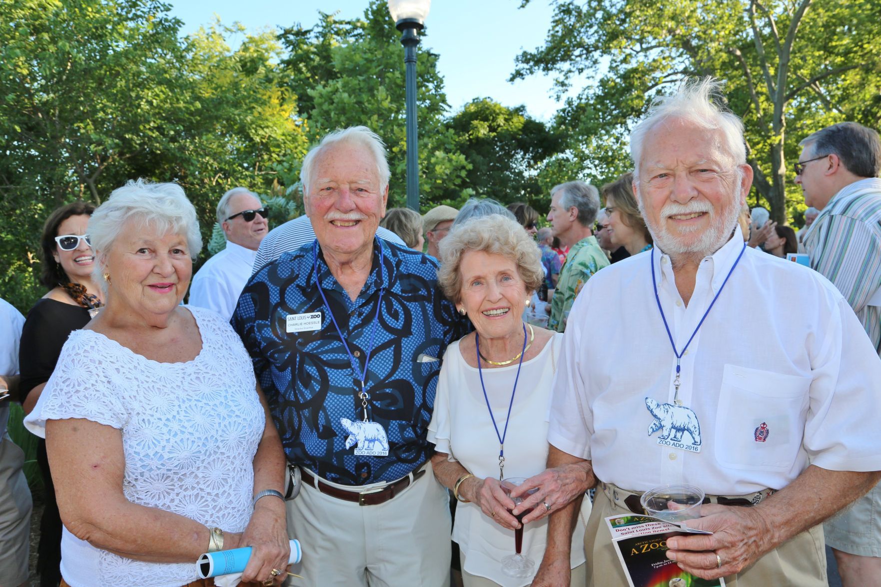 Marilyn and Charlie Hoessle, Joan and Jim Conway
